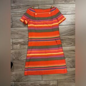 Vintage 60’s striped shift dress